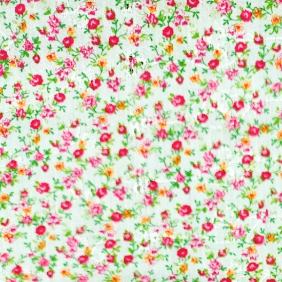 Embroidered Eyelet - Rosebuds - Red