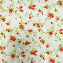 Embroidered Eyelet - Small Rose - Red