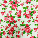 Embroidered Eyelet - American Rose - Red