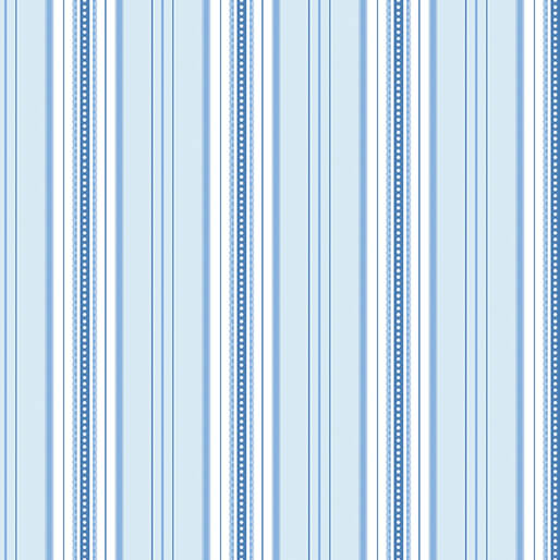 French Romance - Simone Stripe - Blue/White