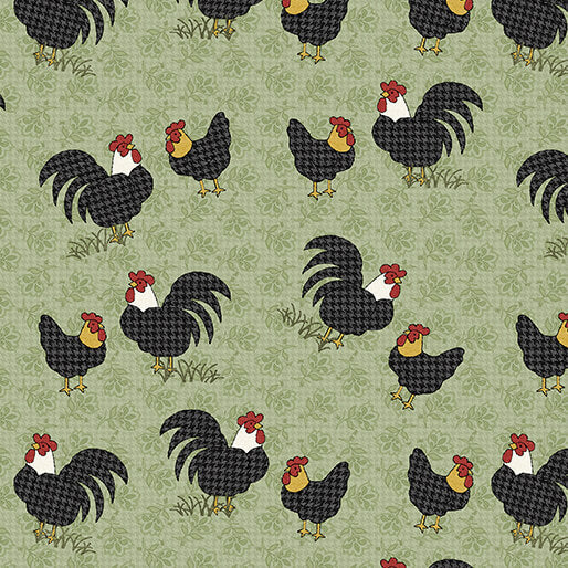 Heartland - Field Roosters - Light Green