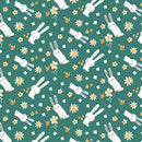 Into the Woods - Meadow Bunny - Teal