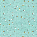 Playhouse Pals - Sunny Bees - Medium Turquoise