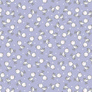 Doodle Baby Flannel - Ducky Love - Purple