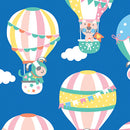 Twinkle Comfort Flannel - Up, Up & Away - Royal Blue