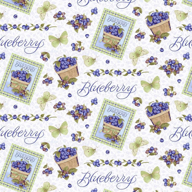 Berrylicious - Allover Blueberries