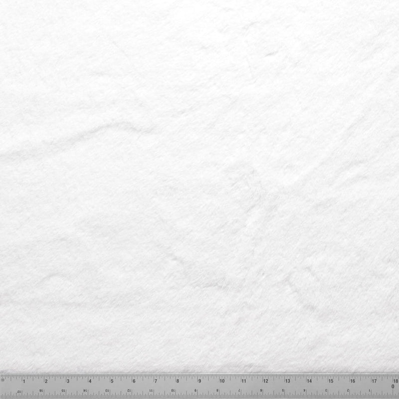 Minky Solid - White