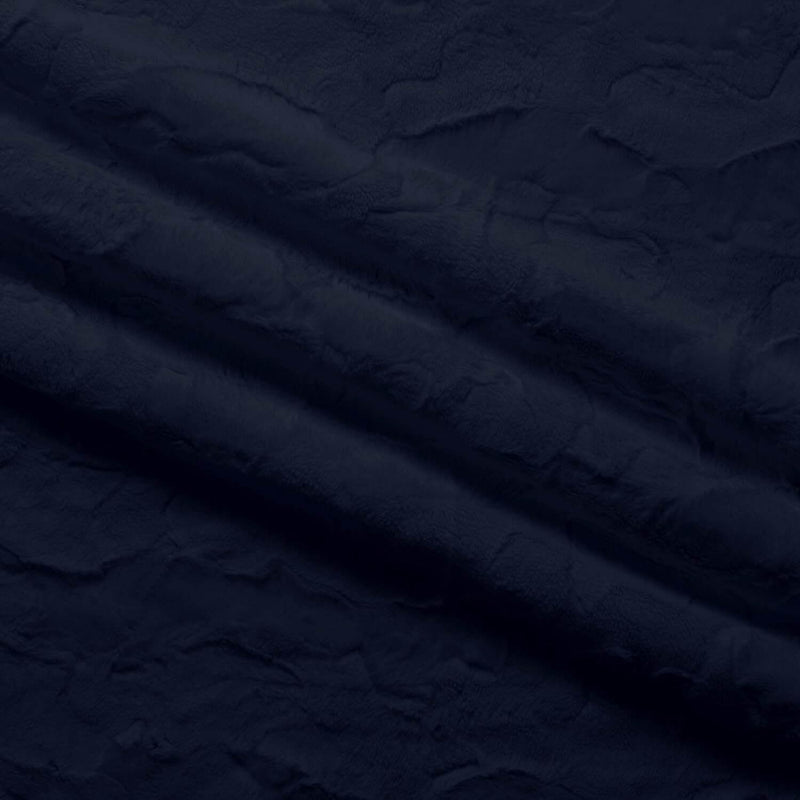 Minky Solid - Navy