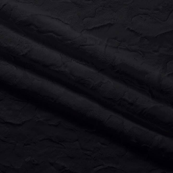 Minky Solid - Black