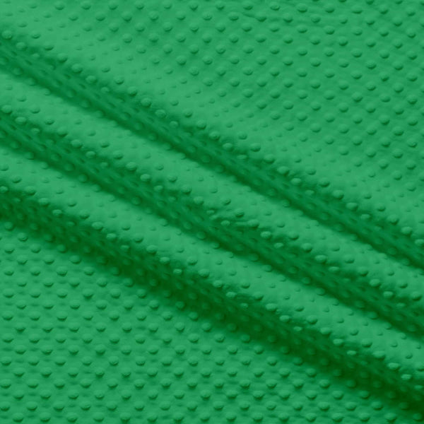 Minky Dot - Kelly Green