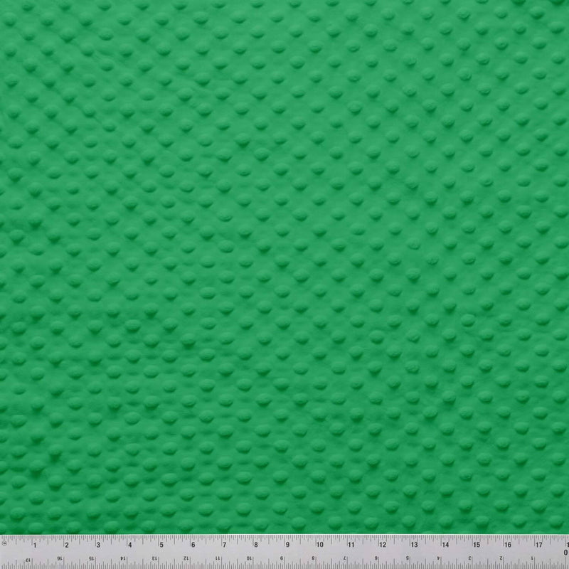 Minky Dot - Kelly Green