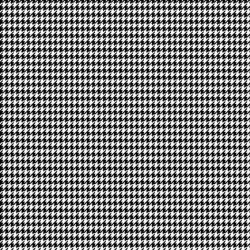 Comfy Flannel - Houndstooth - Black