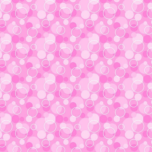 Comfy Flannel - Bubble Dots - Pink