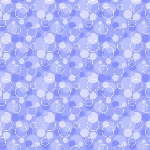 Comfy Flannel - Bubble Dots - Blue