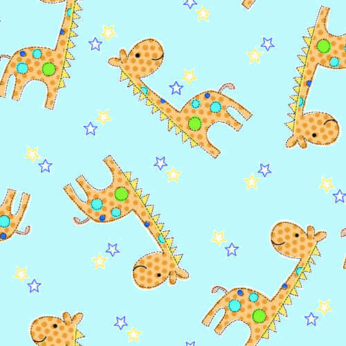 Comfy Flannel - Tossed Giraffes