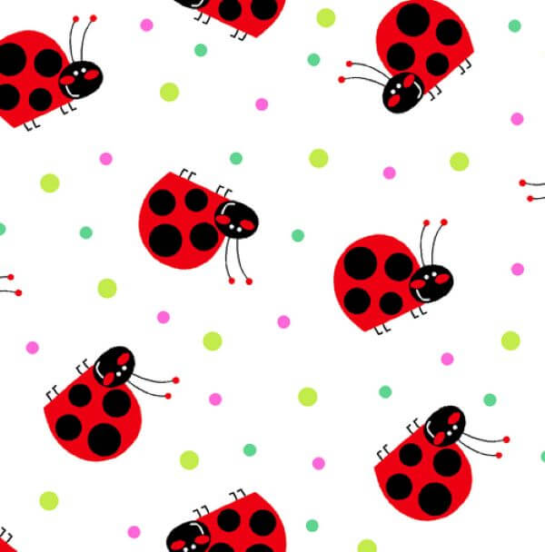 Comfy Flannel - Ladybugs