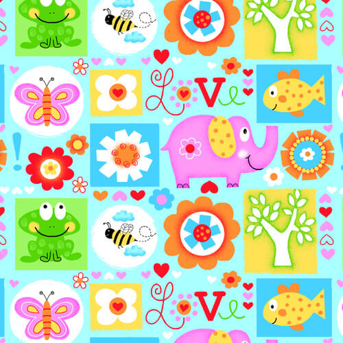 Comfy Flannel - Nursery Animals