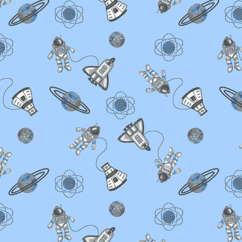 Comfy Flannel - Astronauts and Spaceships