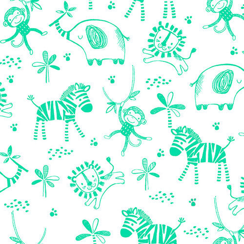 Comfy Flannel - Jungle Animals