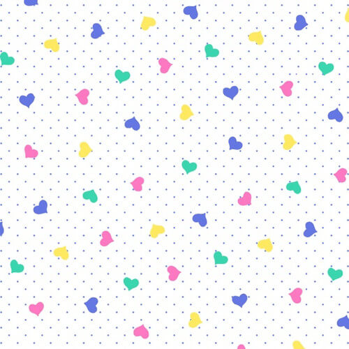Comfy Flannel - Pastel Hearts