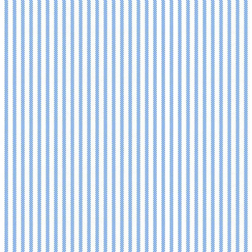 Comfy Flannel - Ticking Stripe - Blue