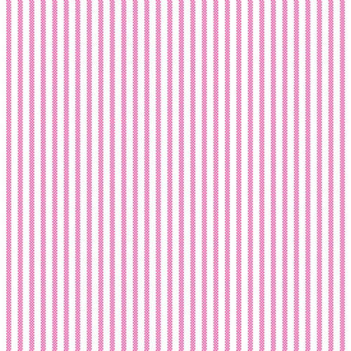 Comfy Flannel - Ticking Stripe - Pink
