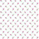 Comfy Flannel - Pink Rosebuds