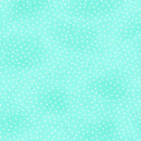Comfy Flannel - Dots - Turquoise