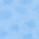 Comfy Flannel - Dots - Baby Blue