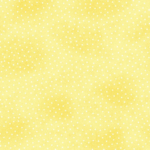Comfy Flannel - Dots - Yellow