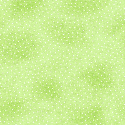 Comfy Flannel - Dots - Green