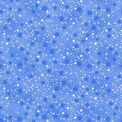 Comfy Flannel - Stars - Blue