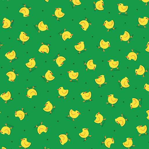 Barnyard Rules - Here Chickies - Green