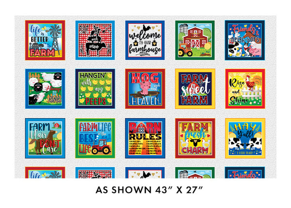 Barnyard Rules - Barnyard Boxes - Panel (43" x 27")