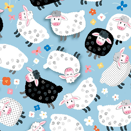 Barnyard Rules - Always Be Ewe - Blue