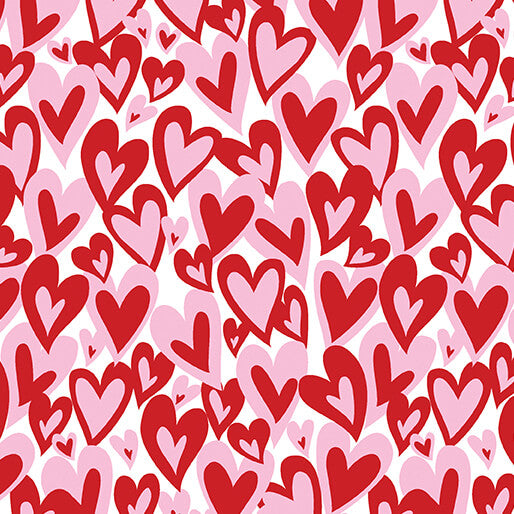 Love You Fur-Ever - Hearts Forever - White/Red