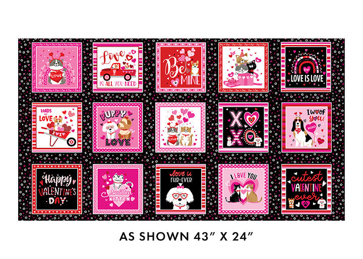 Love You Fur-Ever - Love You Boxes (43" x 24")