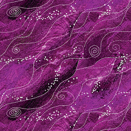 Starlight Safari - Starlight Texture - Dark Fuchsia