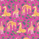 Starlight Safari - Safari Giraffe - Fuchsia