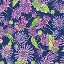 Starlight Safari - African Daisy - Navy