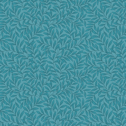 Veranda - Leaves Allover - Teal