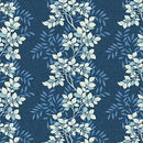 Veranda - Leaves - Dark Blue