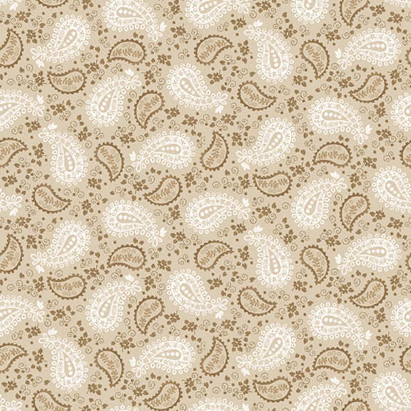 Western View - Paisley - Beige