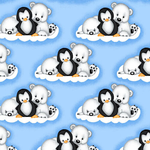 Comfy Flannel - Polar Bears, Penguins, & Seals