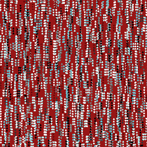 All You Knit is Love - Knitting Texture - Red