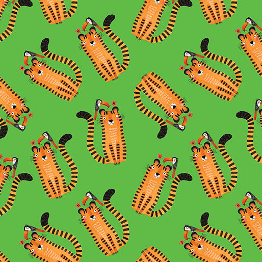 Safari Fun - Tiger Too - Green