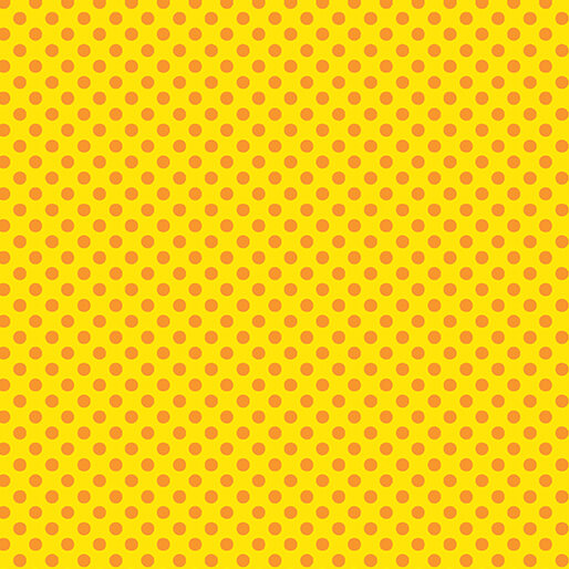 Safari Fun - Random Dots - Yellow/Orange