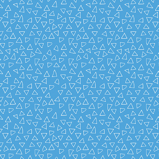 Safari Fun - Floating Triangles - Blue