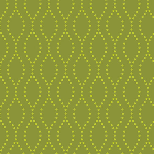 Sew Bloom - Ogee Dots - Lime