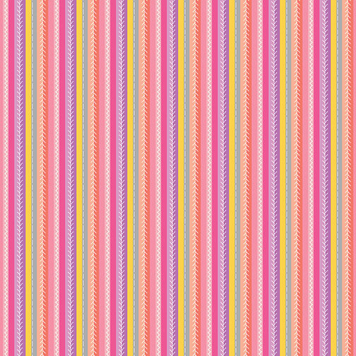 Sew Bloom - Stitch Stripe - Pink
